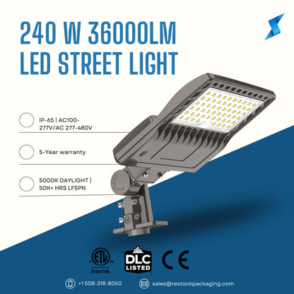 RST-NSB LED Parking Lot Area Light | 100W-450W | Commercial Parking Lot Lighting