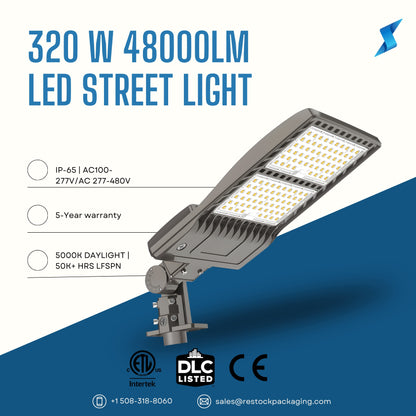 RST-NSB LED Parking Lot Area Light | 100W-450W | Commercial Parking Lot Lighting