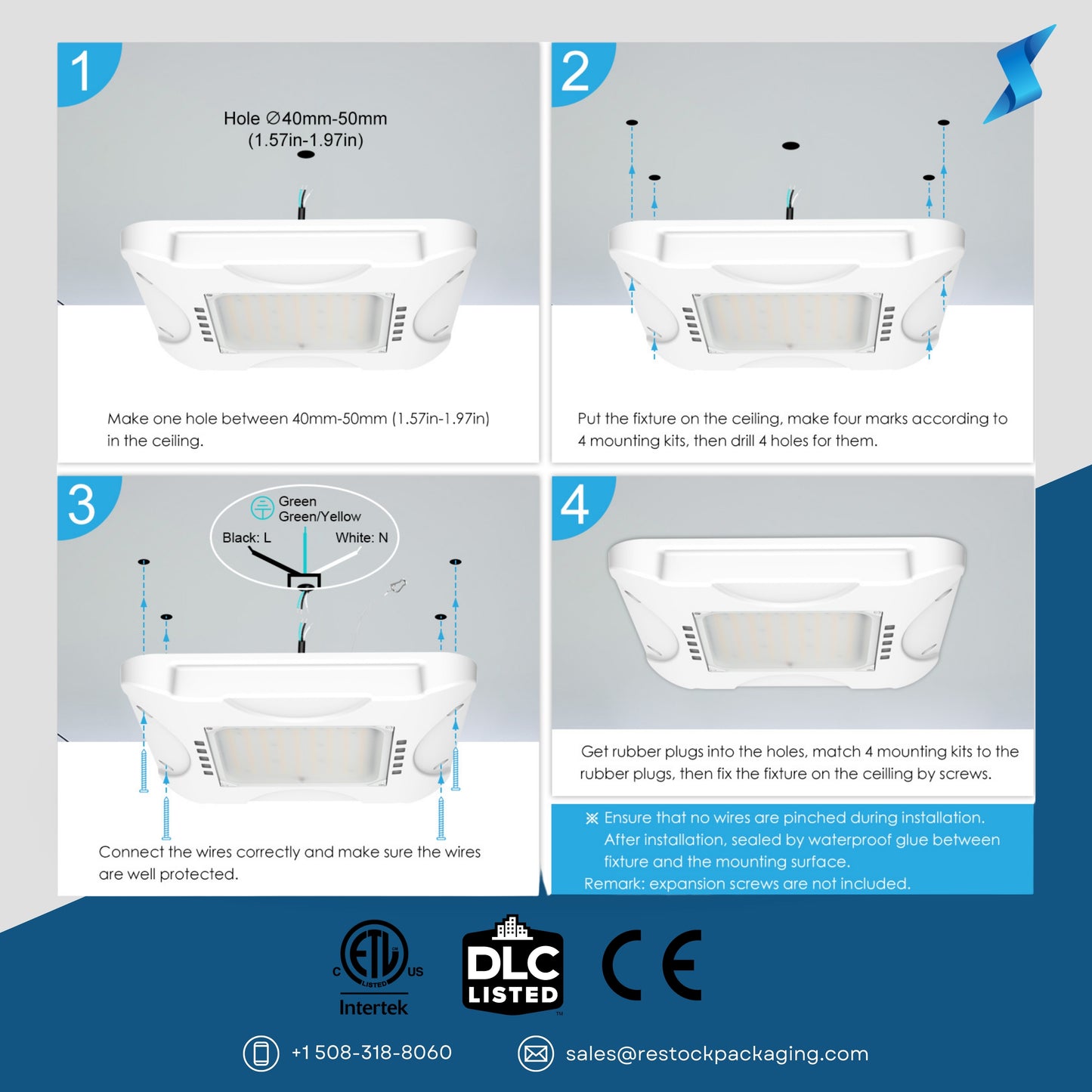 LED Canopy & Gas Station Light | NG-CPG Series