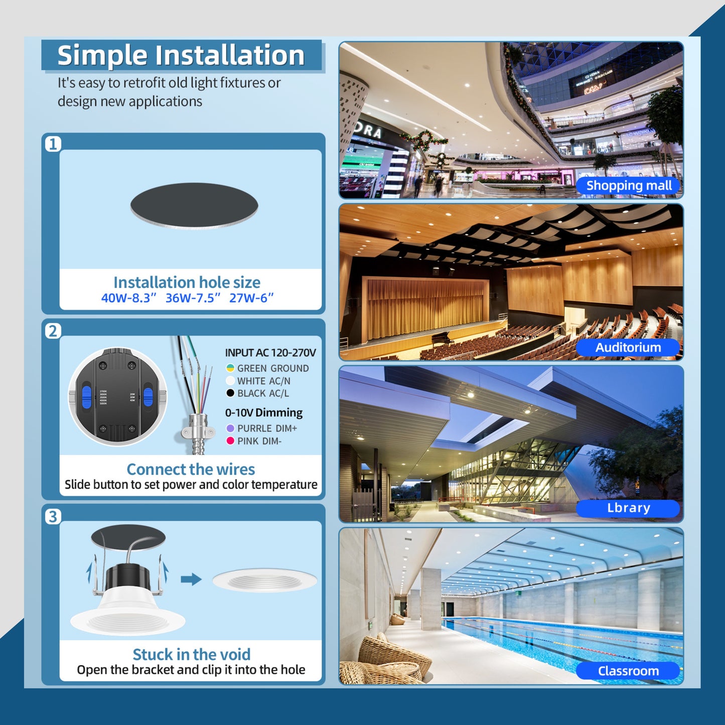 LED Commercial Downlight